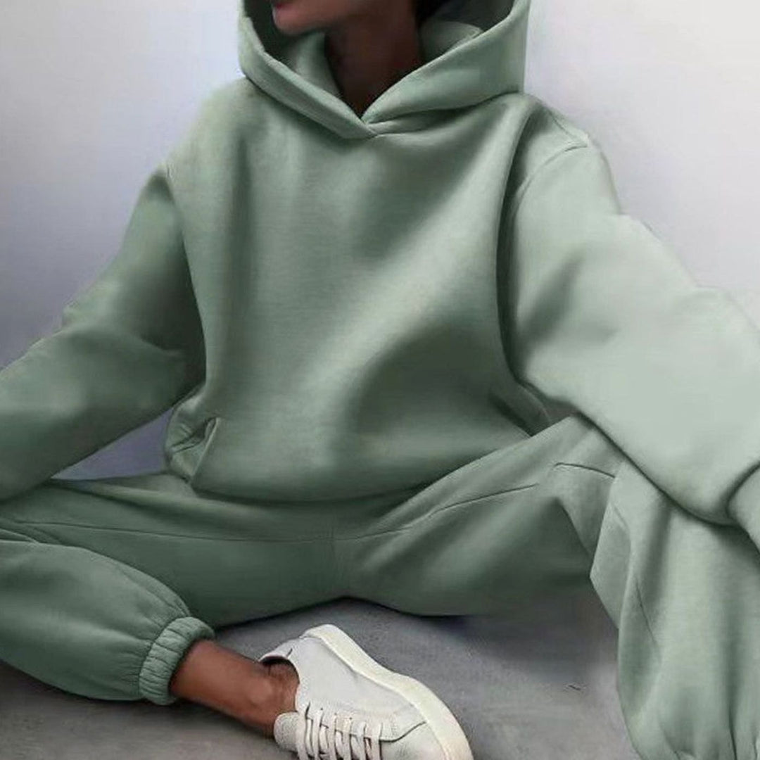 Aubrey | Women's Casual Loose-Fit Hoodie Jogger Two-Piece Set