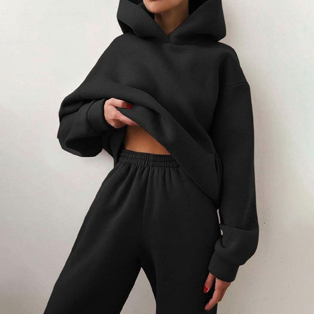 Aubrey | Women's Casual Loose-Fit Hoodie Jogger Two-Piece Set