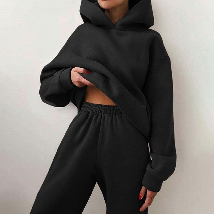 Aubrey | Women's Casual Loose-Fit Hoodie Jogger Two-Piece Set