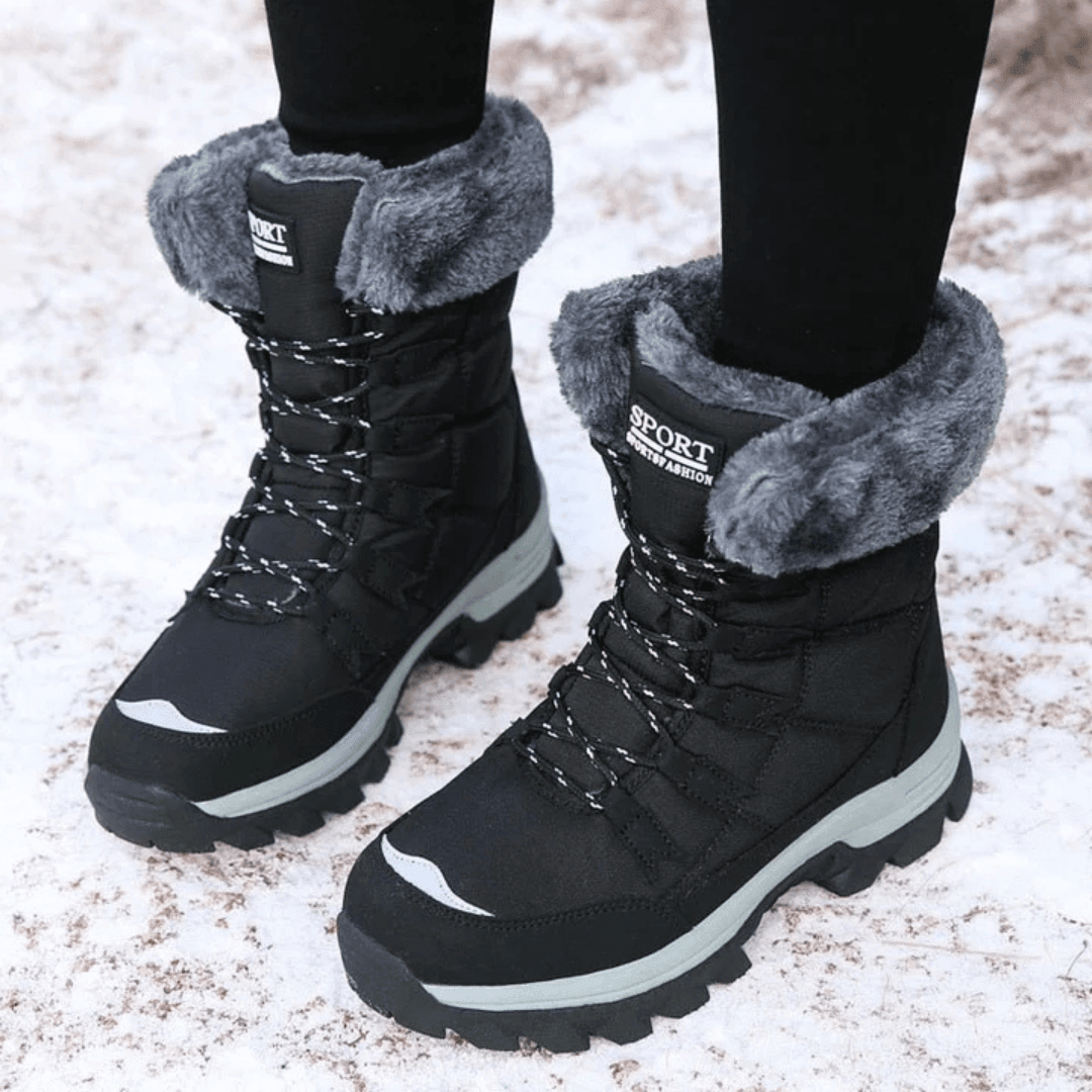Boots For Women  |  Mid Calf Lace Up Style