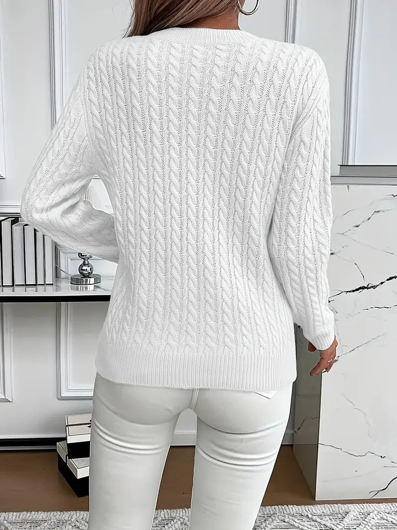 Women's Blouse | Cable Knit Pattern