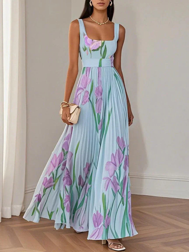 Women's Boho Maxi Dress | Floral A-Line