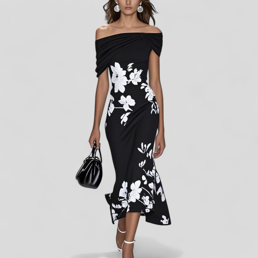 Women's Wedding Guest Midi Dress | Bodycon Floral