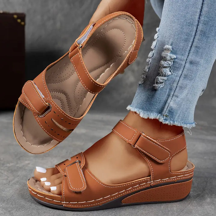 Sandals For Women | Open Toe Ankle Strap With Platform Sole