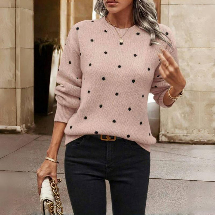 Women's Sweater | All-Over Dotted Pattern