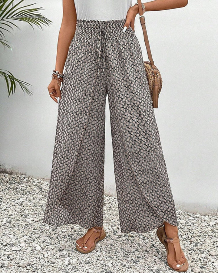 Women’s Trousers | Wide Leg Elastic Waist