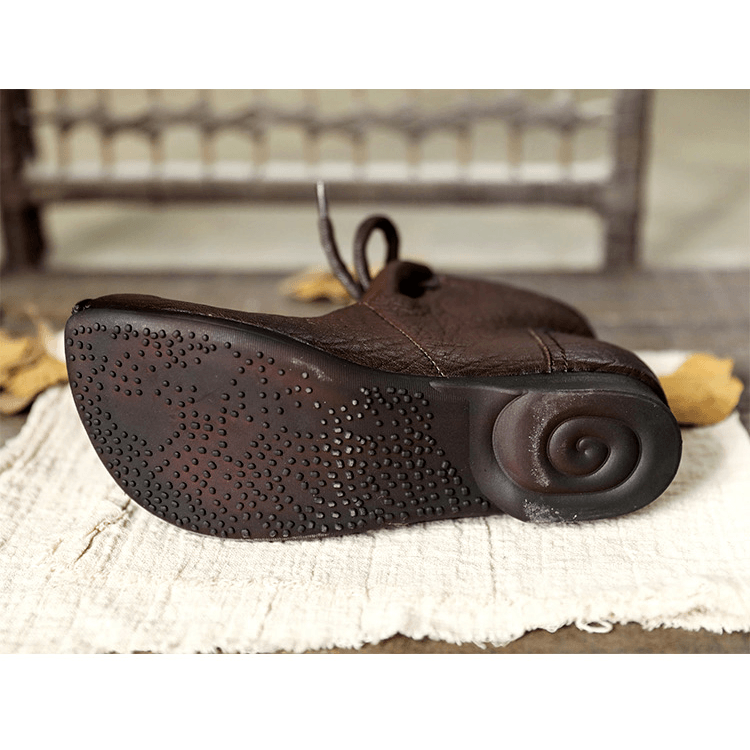 Boots For Women | Lace-Up Closed Toe Ankle Boots