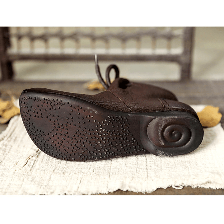 Boots For Women | Lace-Up Closed Toe Ankle Boots