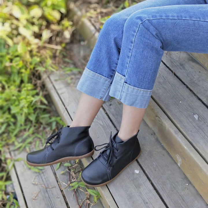 Boots For Women | Lace-Up Ankle Closed Toe