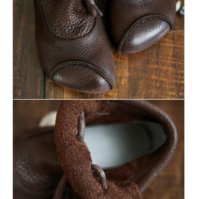 Boots For Women | Lace-Up Closed Toe Ankle Boots