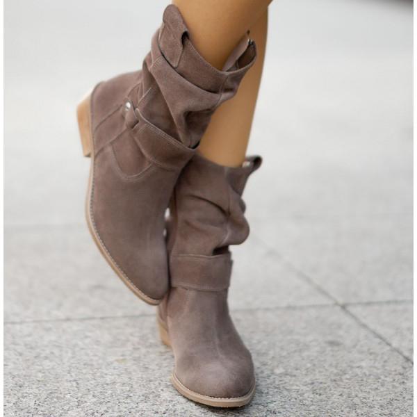 Boots For Women | Slouch Side Zipper Design