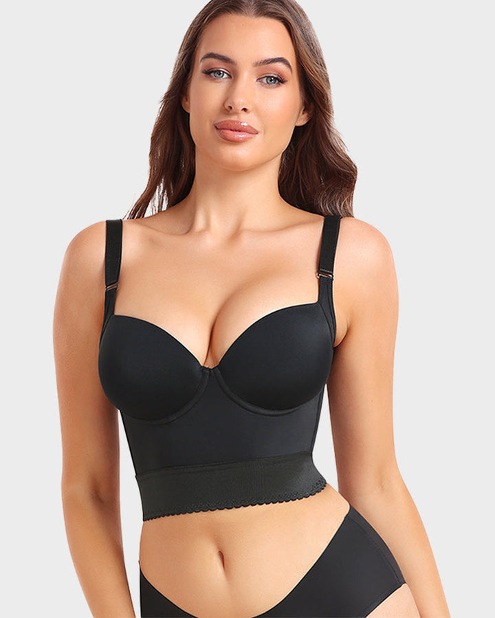 Push Up Bra for Women | Longline Padded Support Bra