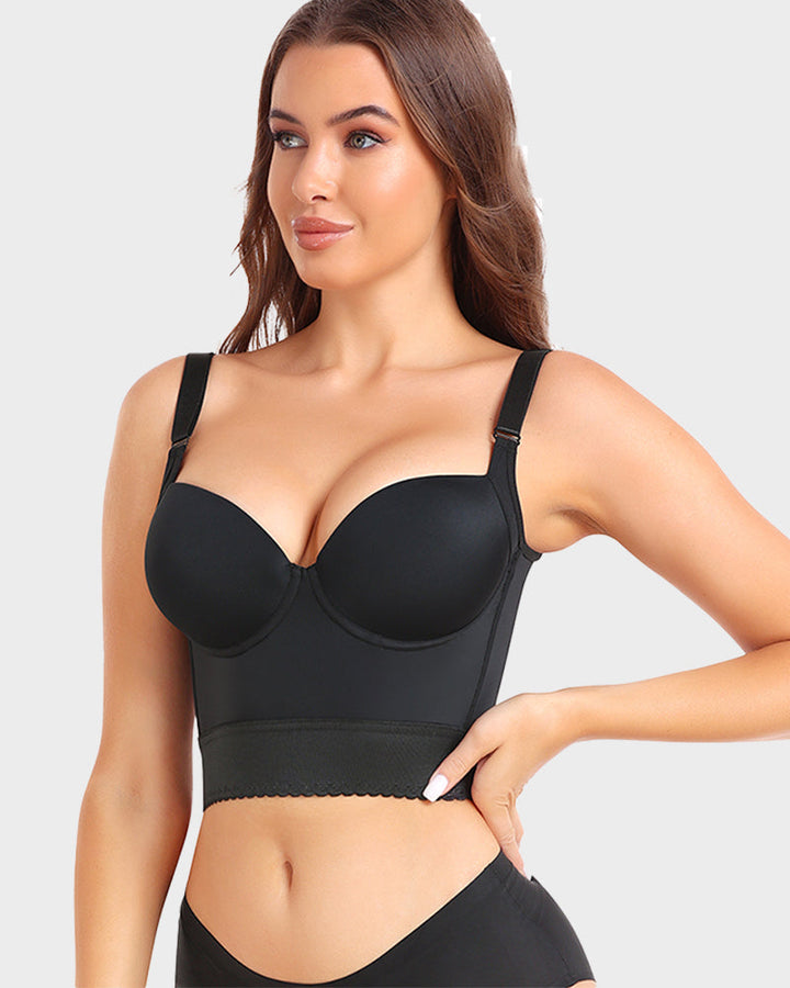 Push Up Bra for Women | Longline Padded Support Bra