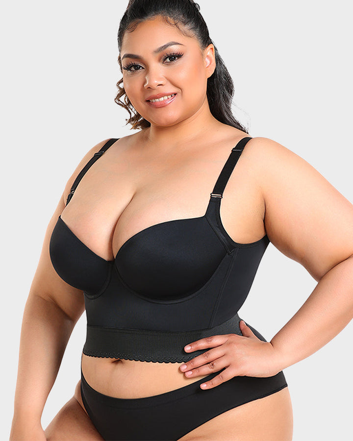 Push Up Bra for Women | Longline Padded Support Bra