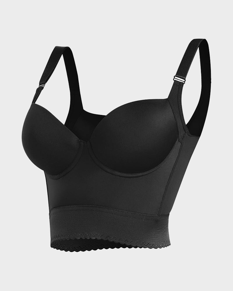 Push Up Bra for Women | Longline Padded Support Bra