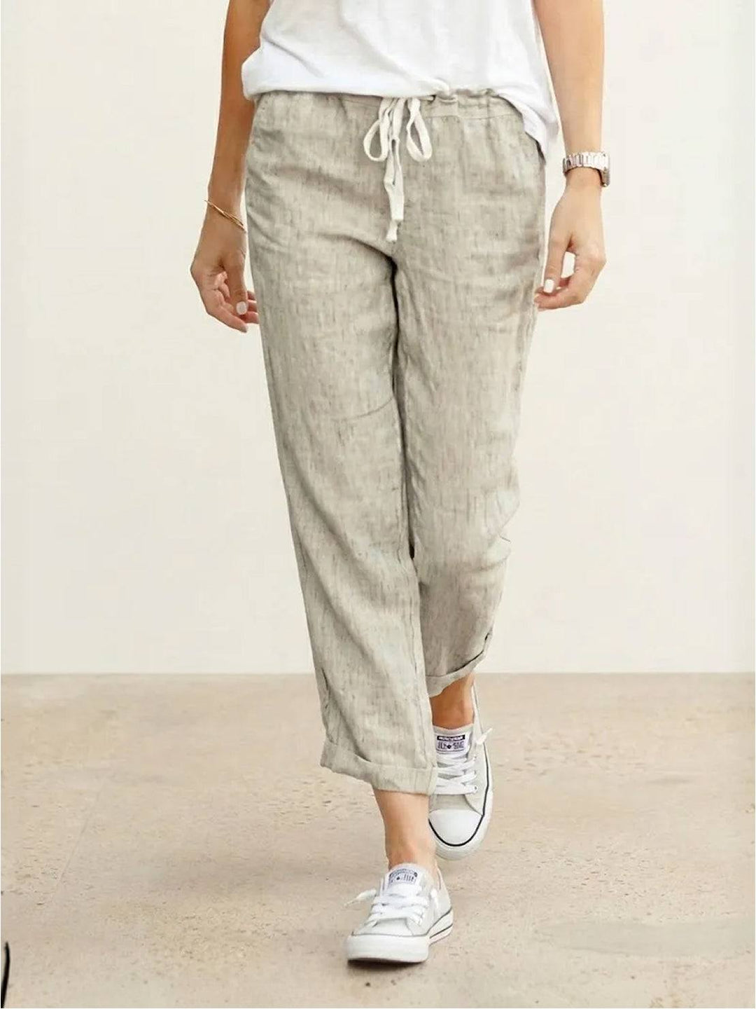 Women's Pants | Drawstring Slim Fit