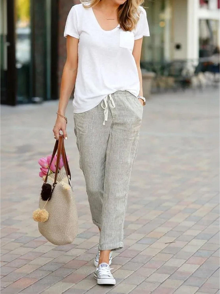 Women's Pants | Drawstring Slim Fit
