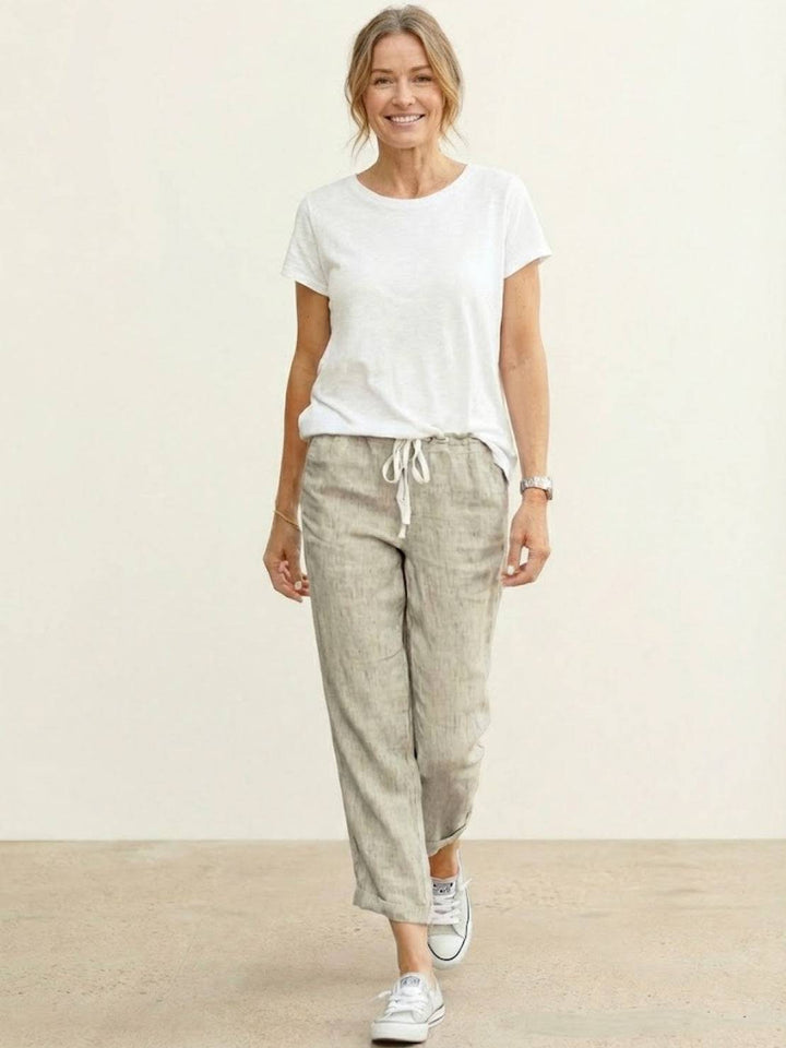 Women's Pants | Drawstring Slim Fit