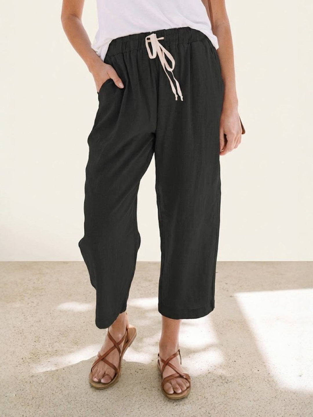 Women's Pants | Drawstring Slim Fit