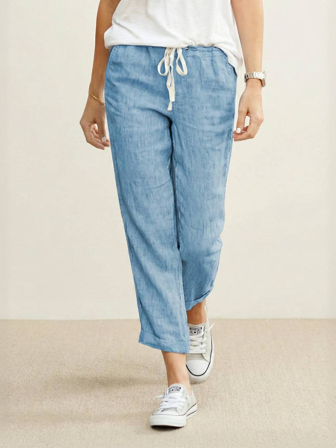 Women's Pants | Drawstring Slim Fit