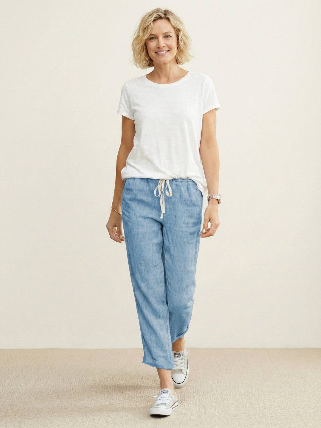 Women's Pants | Drawstring Slim Fit