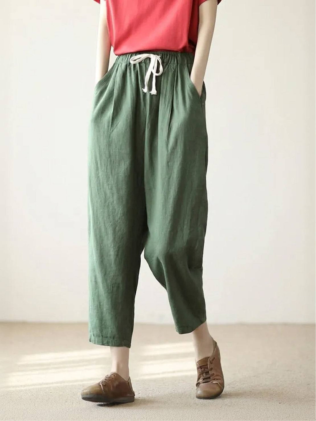 Women's Pants | Drawstring Slim Fit