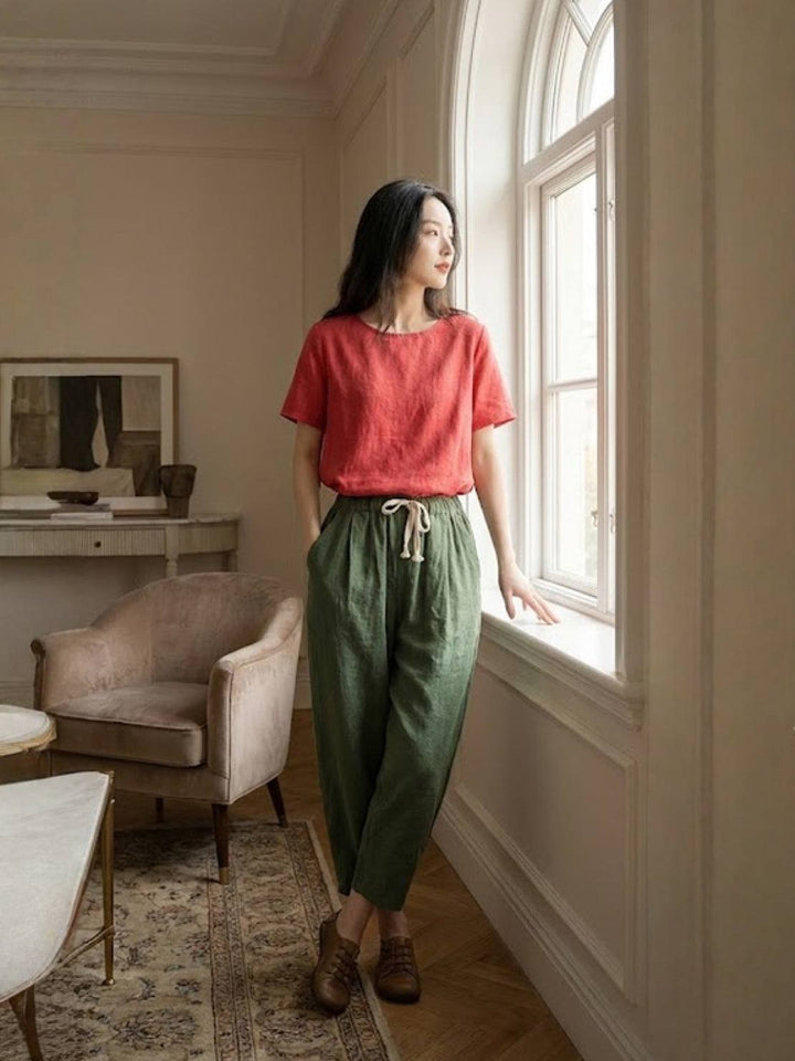 Women's Pants | Drawstring Slim Fit