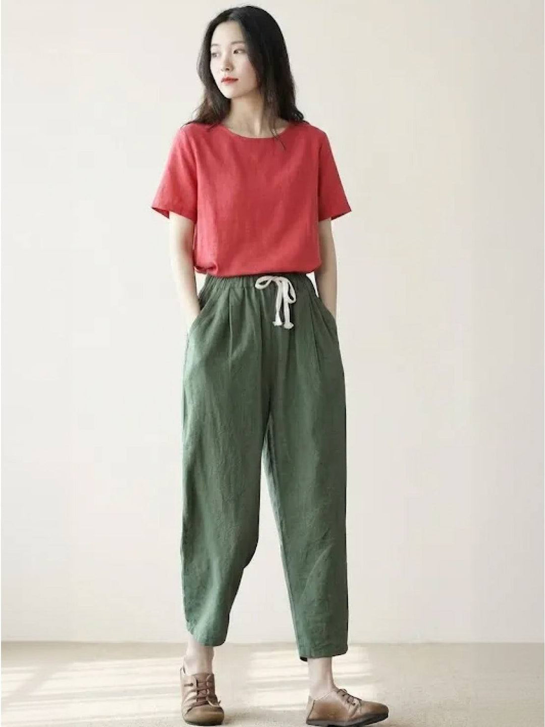 Women's Pants | Drawstring Slim Fit