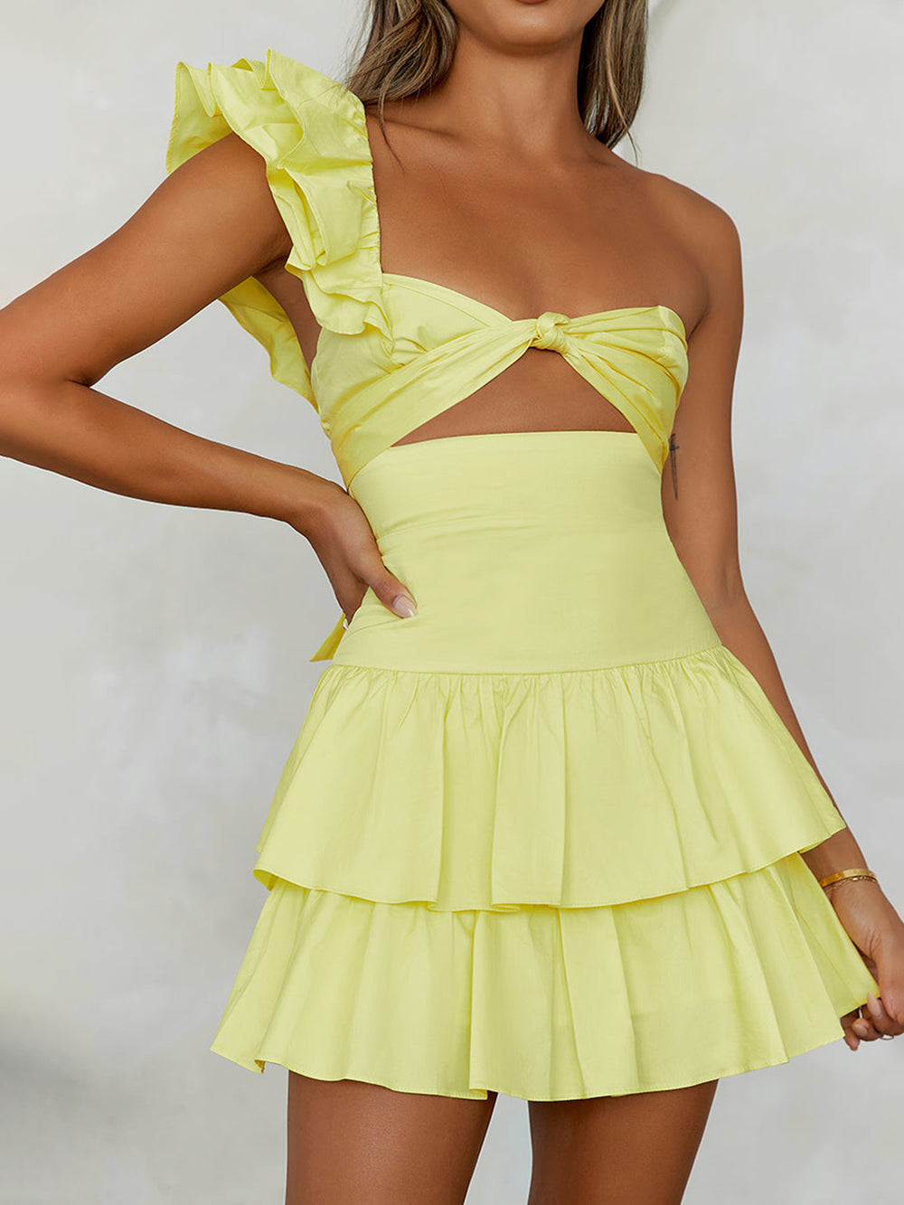 Women's Mini Sundress | Tiered Sweetheart