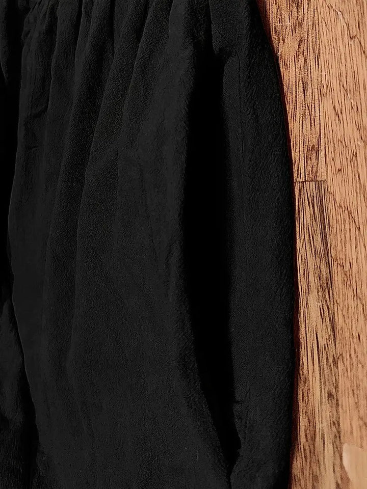 Women's Dress | Loose Maxi Round Neck Pocket