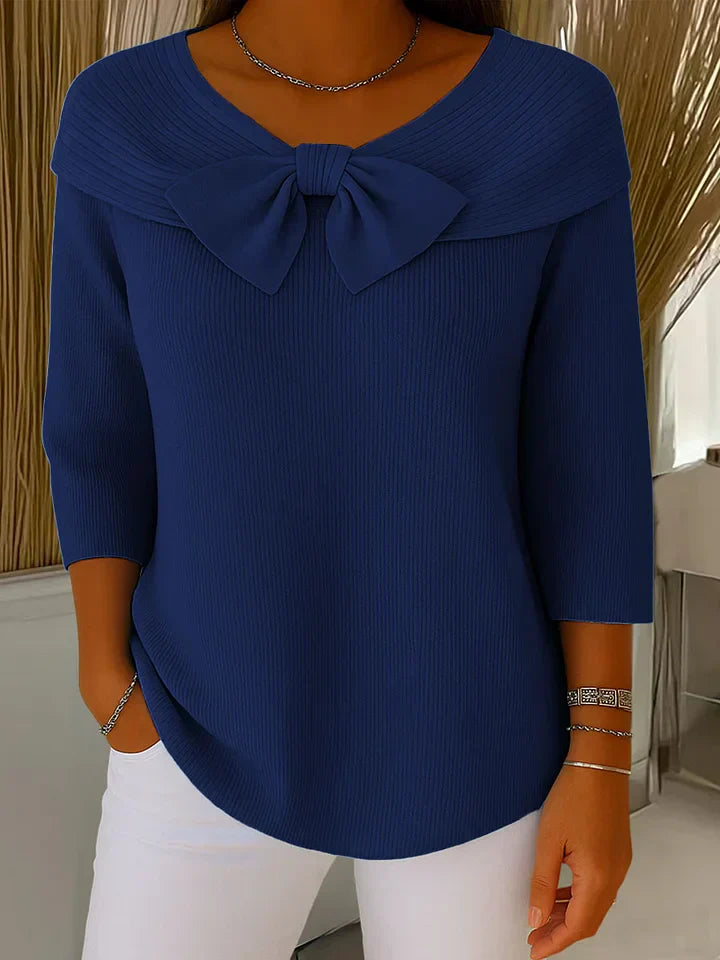 Women’s Sweater | Bow Detail Round Neck