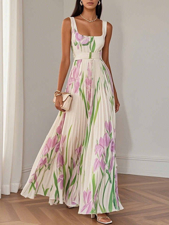Women's Boho Maxi Dress | Floral A-Line