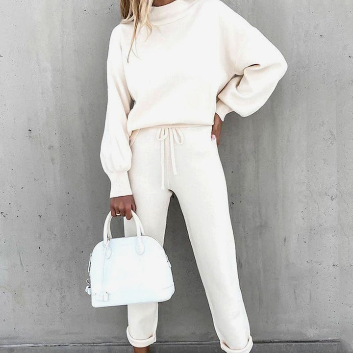 Candace | Women's Cozy Two-Piece Tracksuit Outfit Relaxed Drawstring Jogger Set