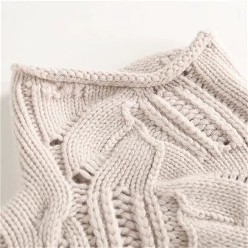 Women's Sweater | Cable Knit Pattern