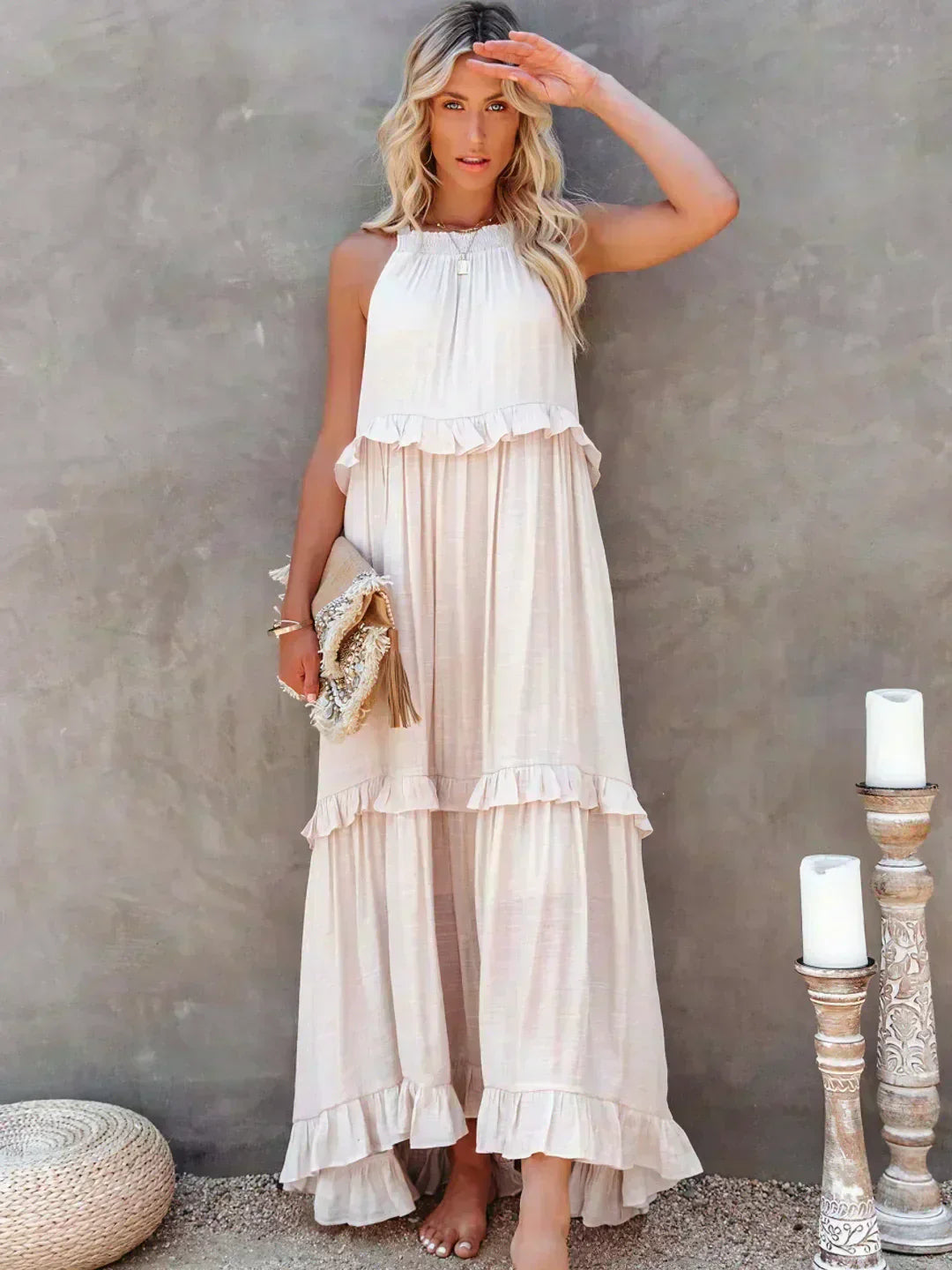 Women's Dress | Layered Tier Design Maxi
