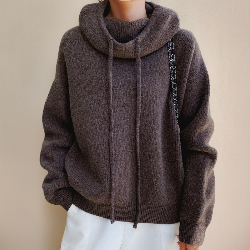 Women's Sweater | Relaxed Hooded Neck