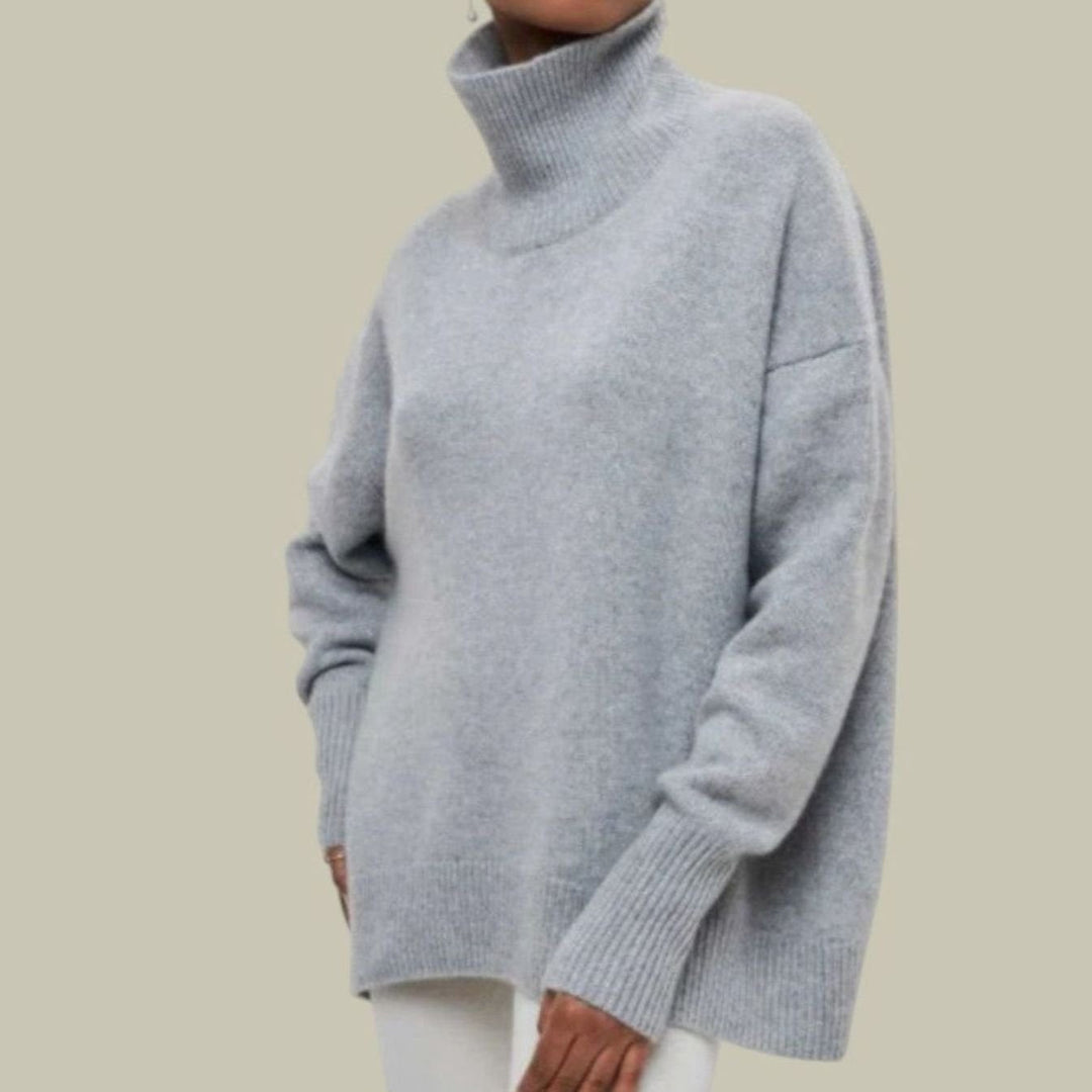 Daisy | Women's Oversized Loose Fit Turtlenecks Cozy Knit Sweater