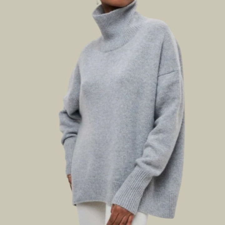 Daisy | Women's Oversized Loose Fit Turtlenecks Cozy Knit Sweater