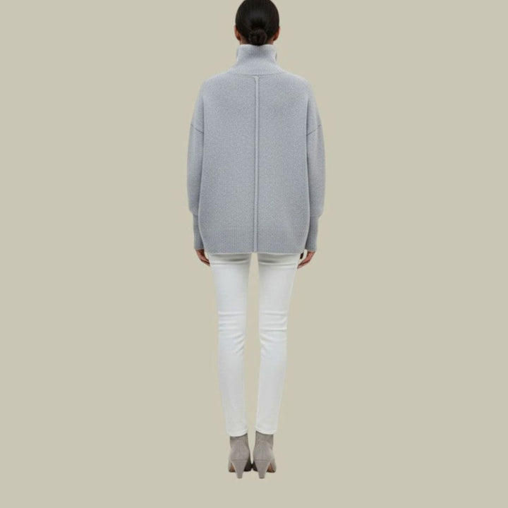 Daisy | Women's Oversized Loose Fit Turtlenecks Cozy Knit Sweater