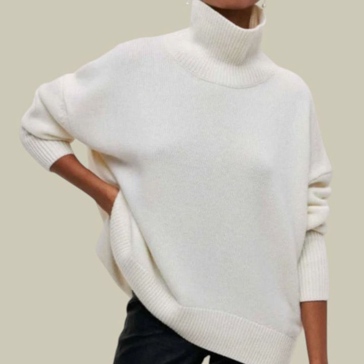 Daisy | Women's Oversized Loose Fit Turtlenecks Cozy Knit Sweater