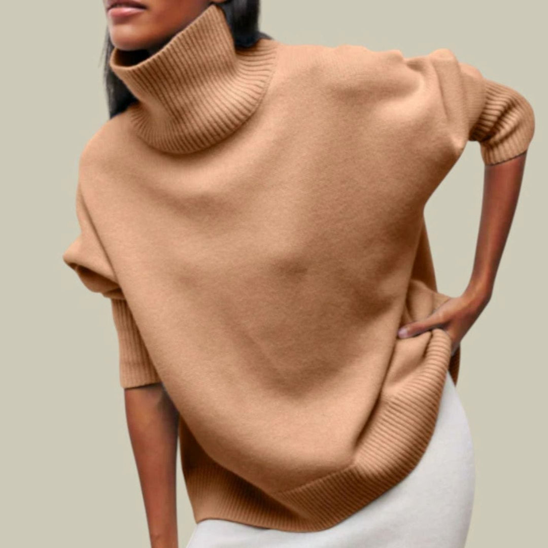 Daisy | Women's Oversized Loose Fit Turtlenecks Cozy Knit Sweater