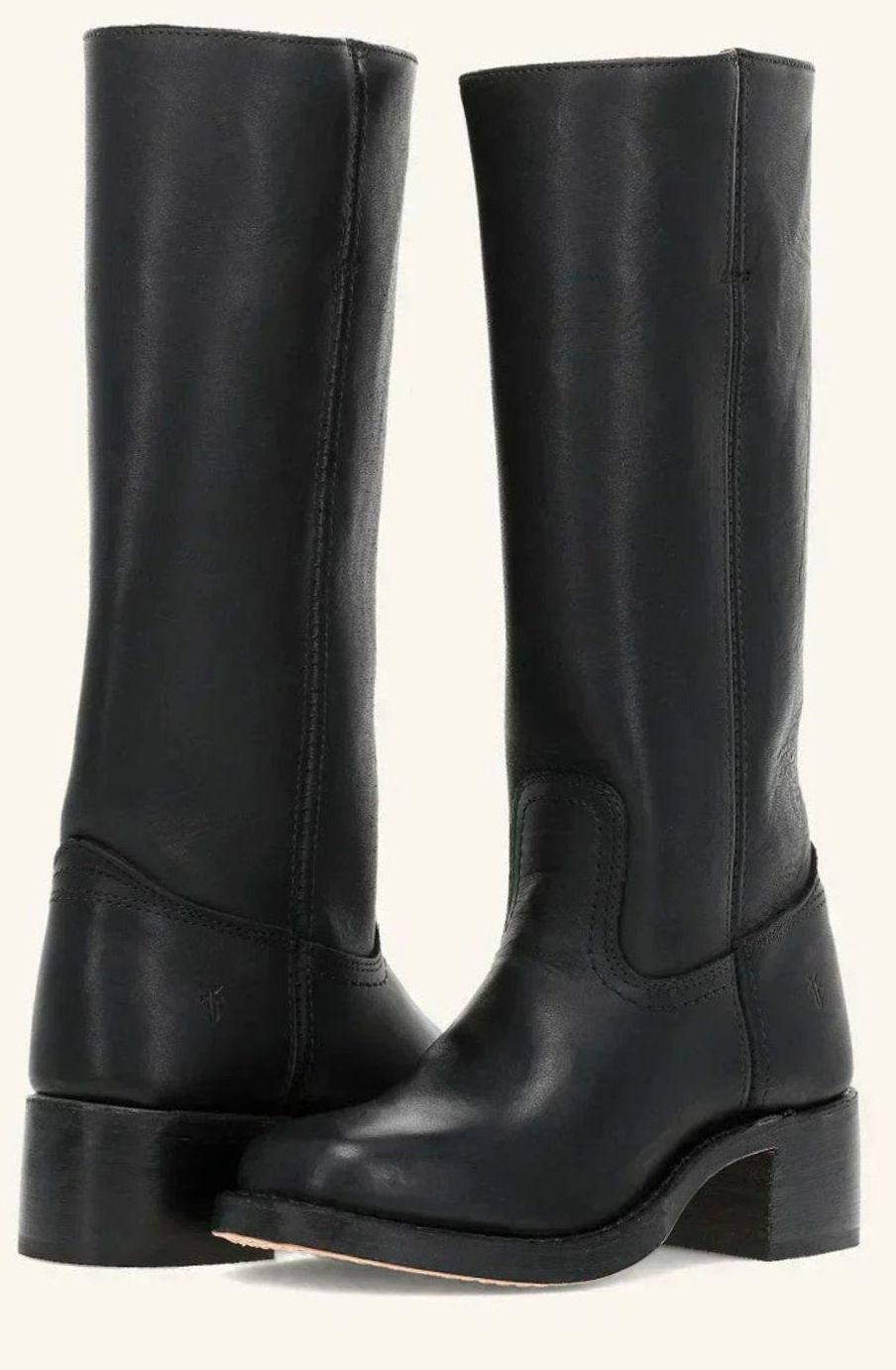 Diana | Women's Mid-Calf Slip-On Classic Western Boots Stacked Heel