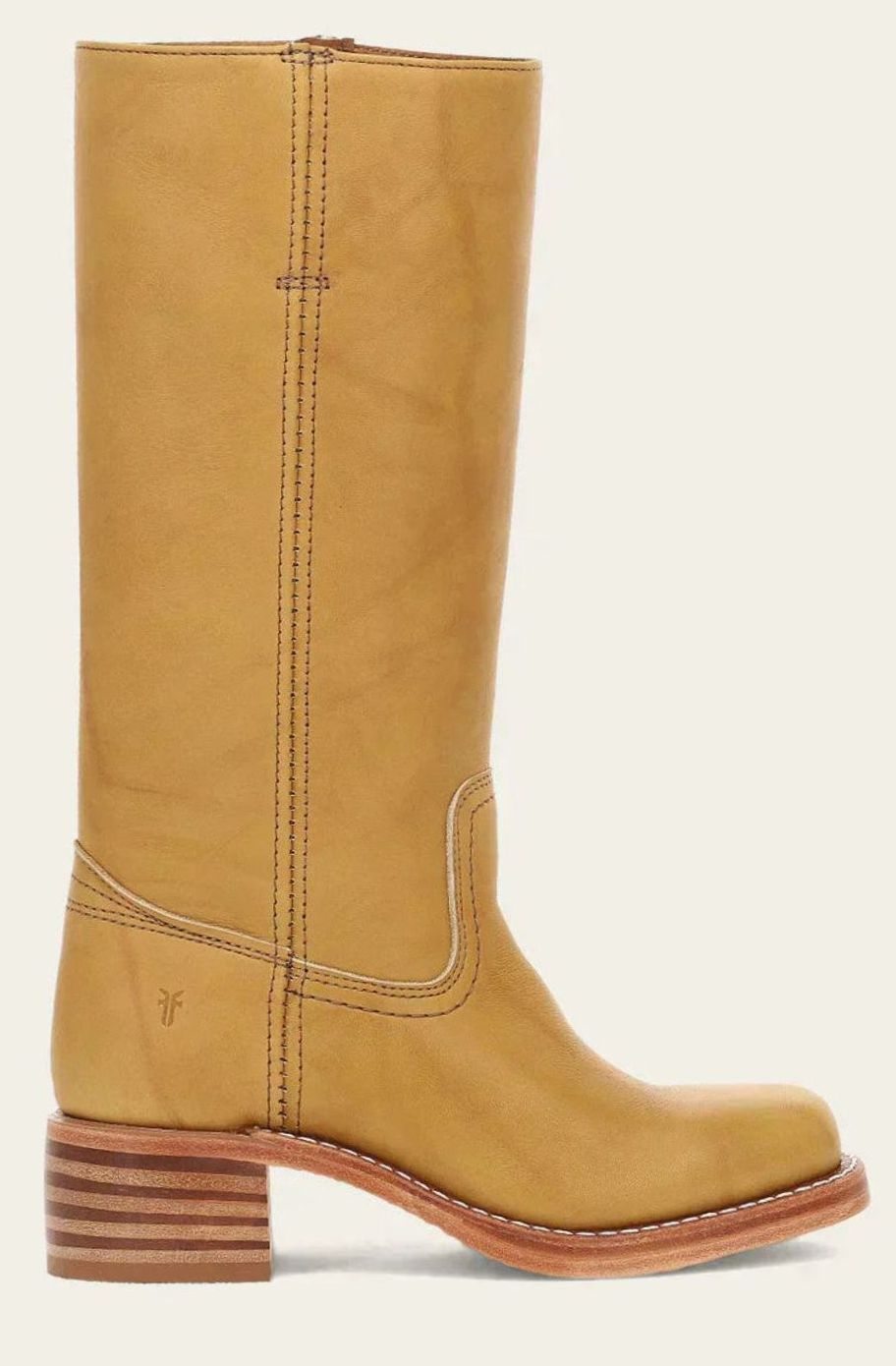 Diana | Women's Mid-Calf Slip-On Classic Western Boots Stacked Heel