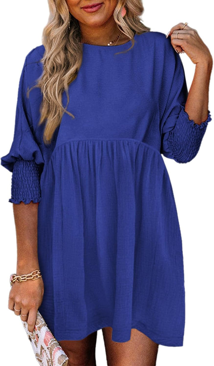 Women's Summer Dress | Smocked Cuff Mini