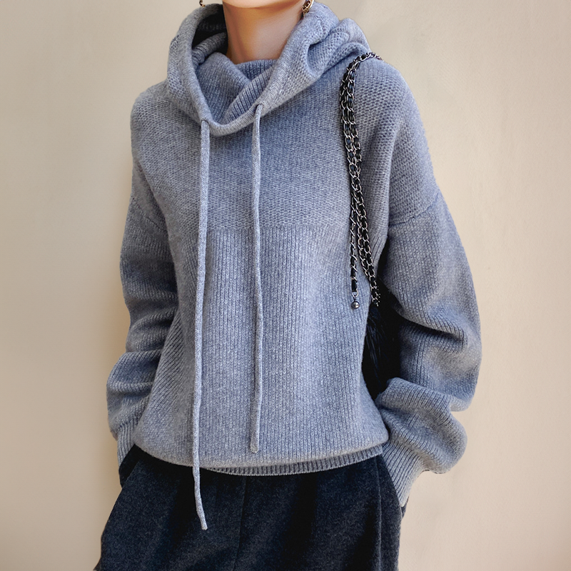 Women's Sweater | Relaxed Hooded Neck
