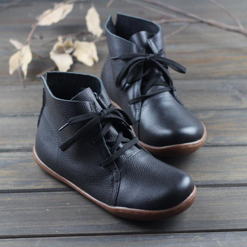 Boots For Women | Lace-Up Ankle Closed Toe