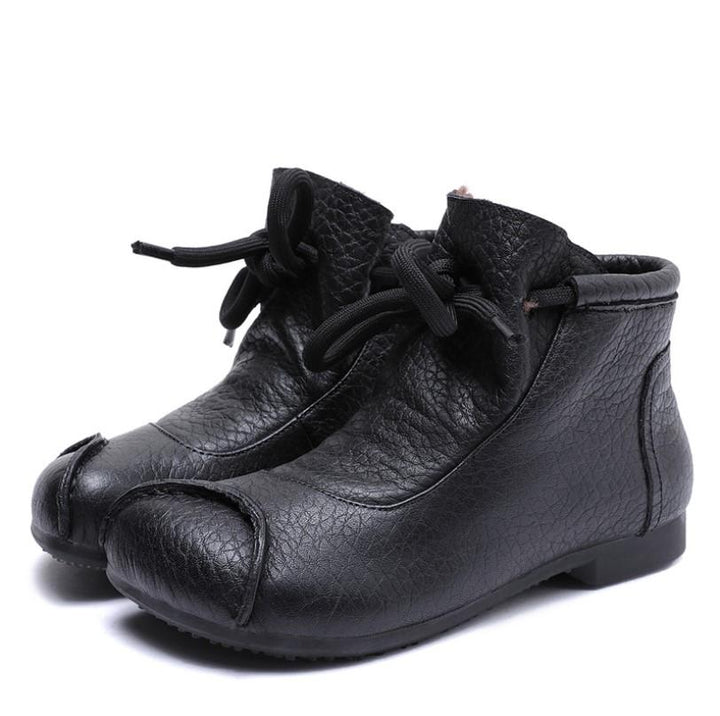 Boots For Women | Lace-Up Closed Toe Ankle Boots