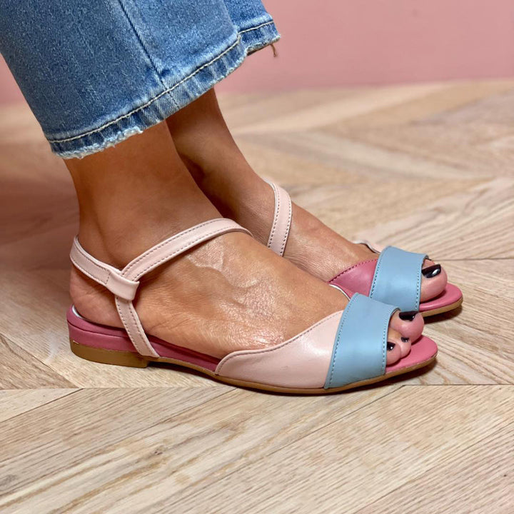 Sandals For Women | Open Toe Ankle Strap Low Cut