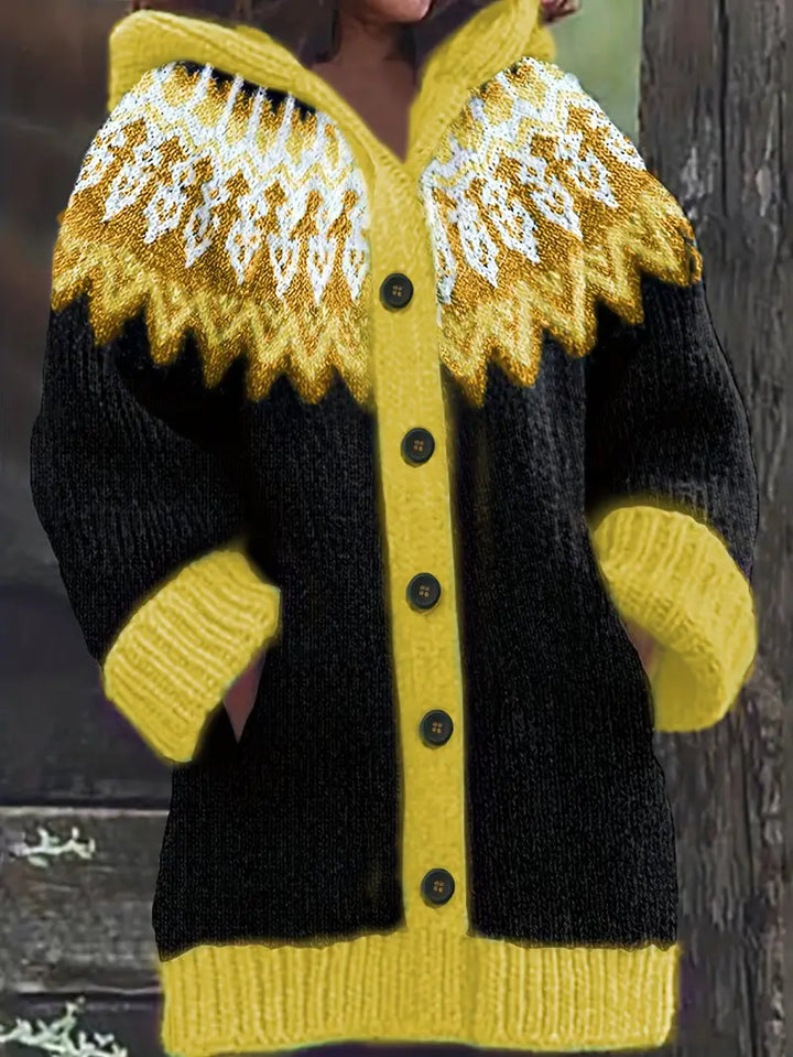 Women’s Cardigan | Hooded Button Front Pattern