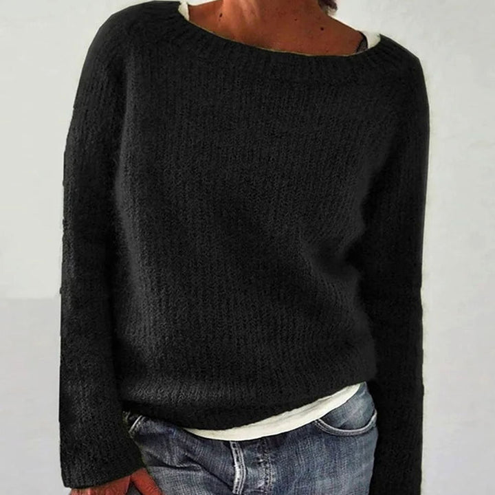 Elena | Women's Casual Relaxed-Fit Knit Pullover Sweater